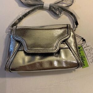 Sam Edelman Silver Black Women's Bag